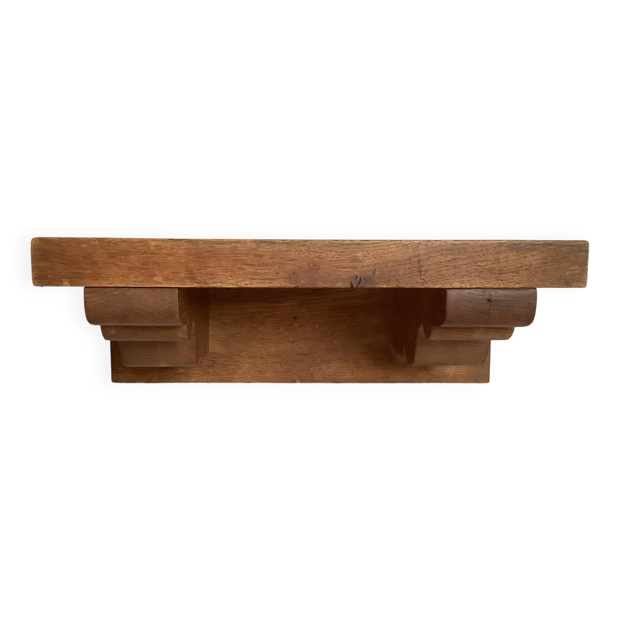 Solid wood wall shelf