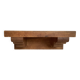 Solid wood wall shelf
