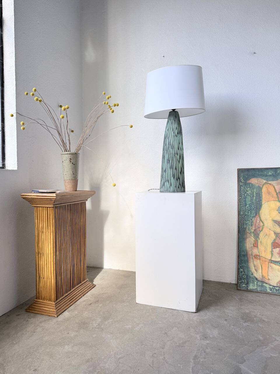 XL ceramic lamp from the 60s blin