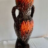 Vase amphore vintage en faïence Callauris
