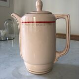 Vintage red pink decanter