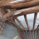 Vintage rattan garden furniture