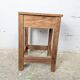 Wooden shoeshiner stool