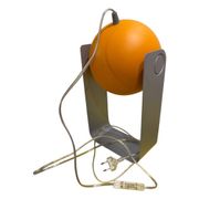 Pair of Space Age orange eyeball lamps by Massive Belgium
