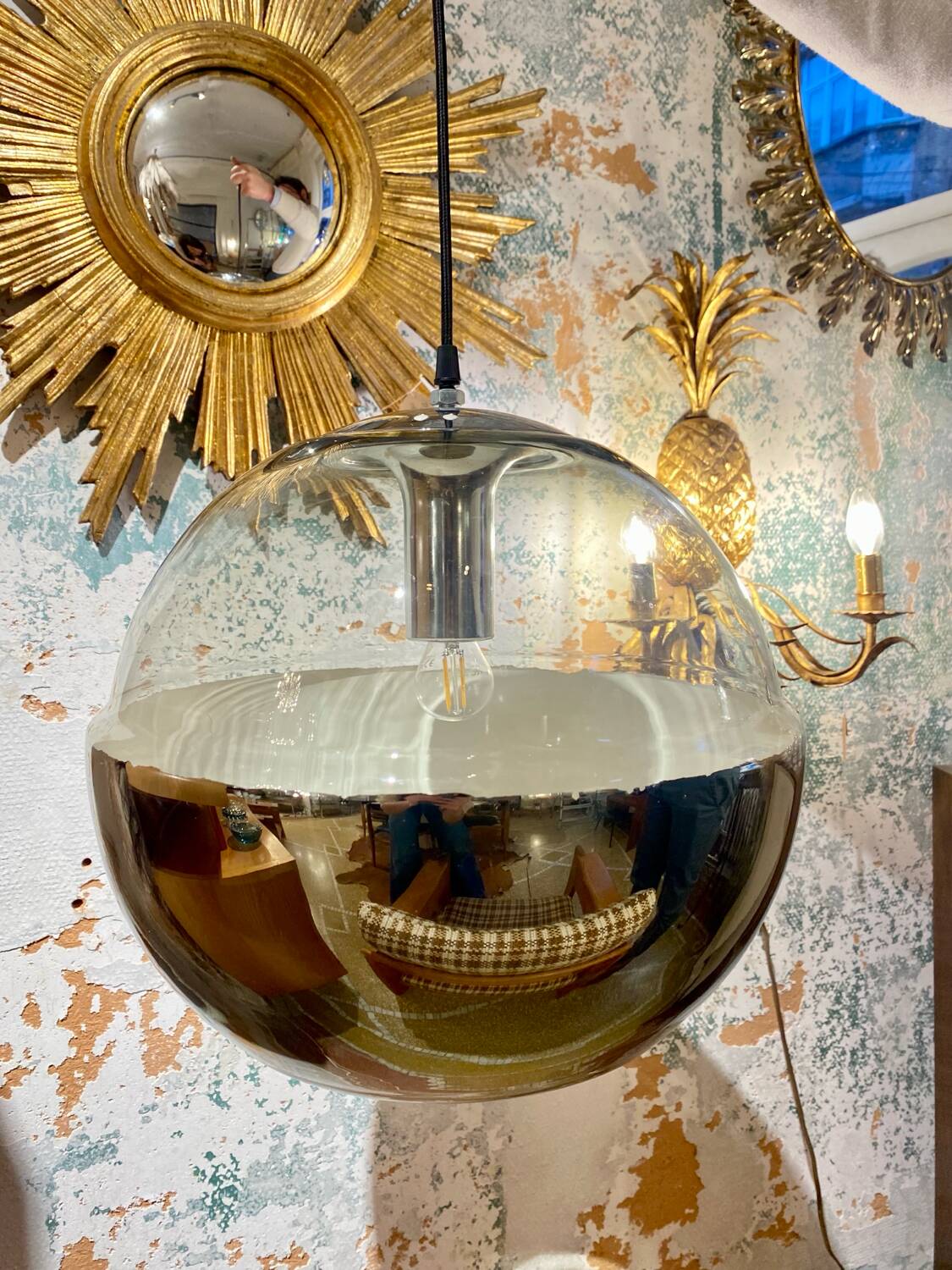 Peill & Putzler Space Age Chandelier 1960