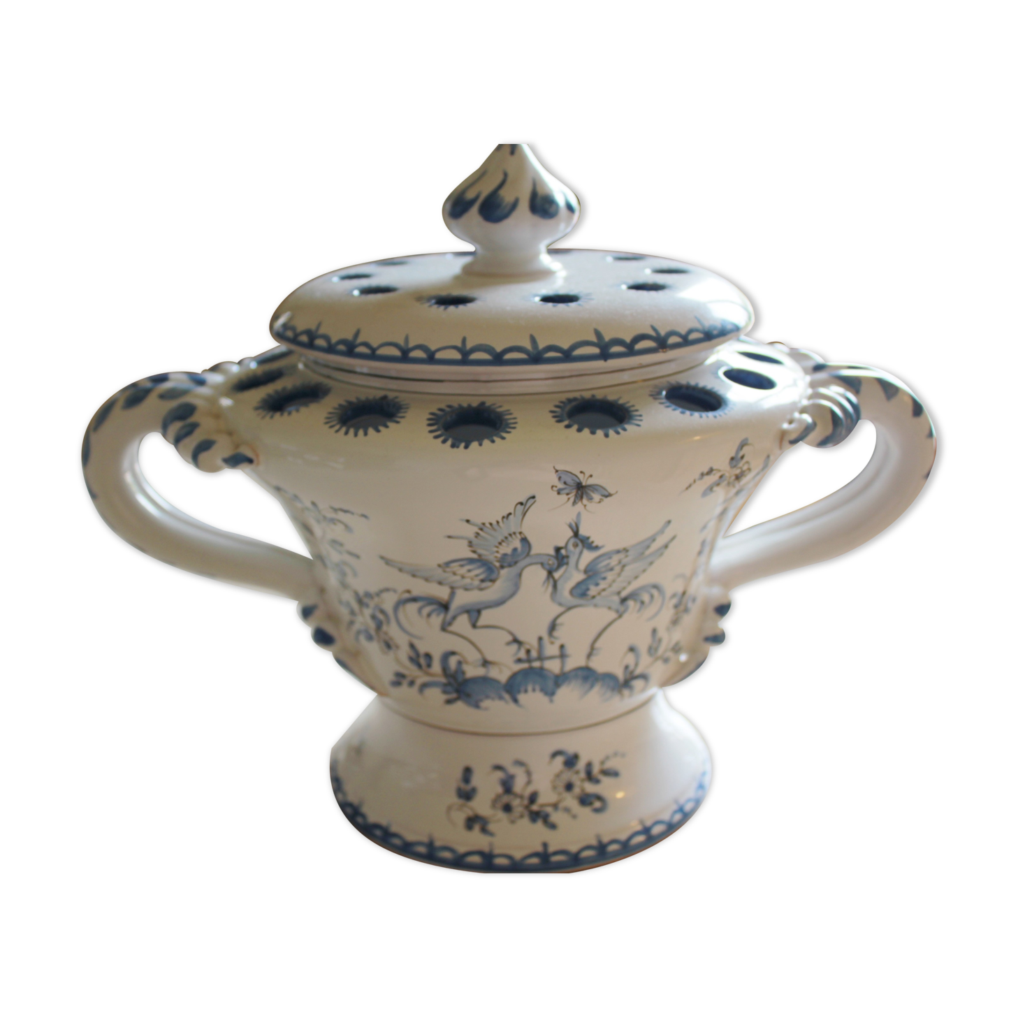 Amphore pique-fleurs