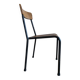Set of 3 stella chairs "the indislocable chair"