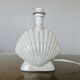 Italian "shell" lamp in cracked ceramic from the 70s and 80s
