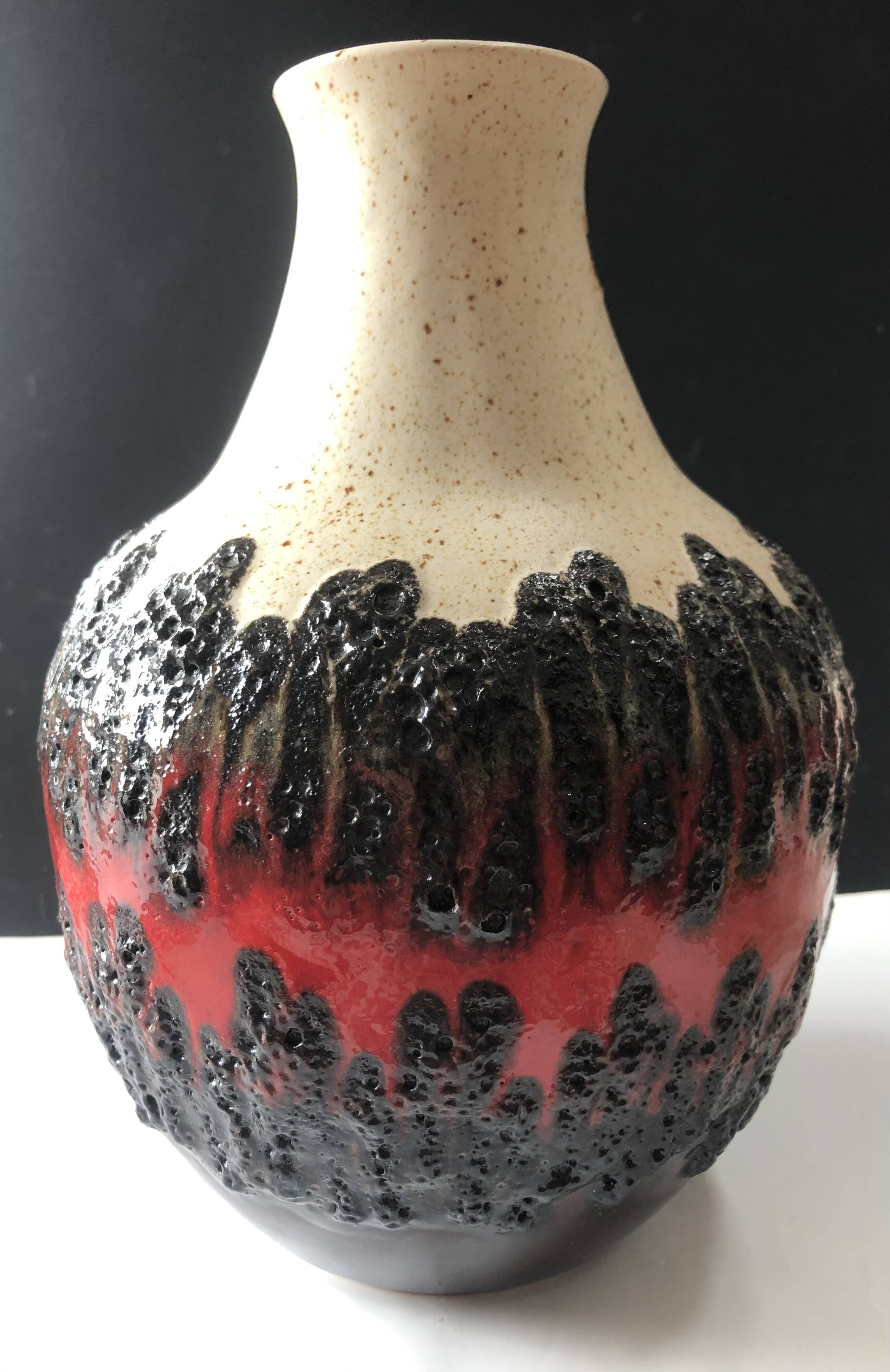 Vase fatlava Bay Keramik West Germany