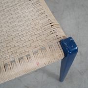 Blue teak chair, Danish design, 1960s, designer: Niels Otto Møller