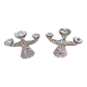 1960s Pair of Ceramic Candlesticks
