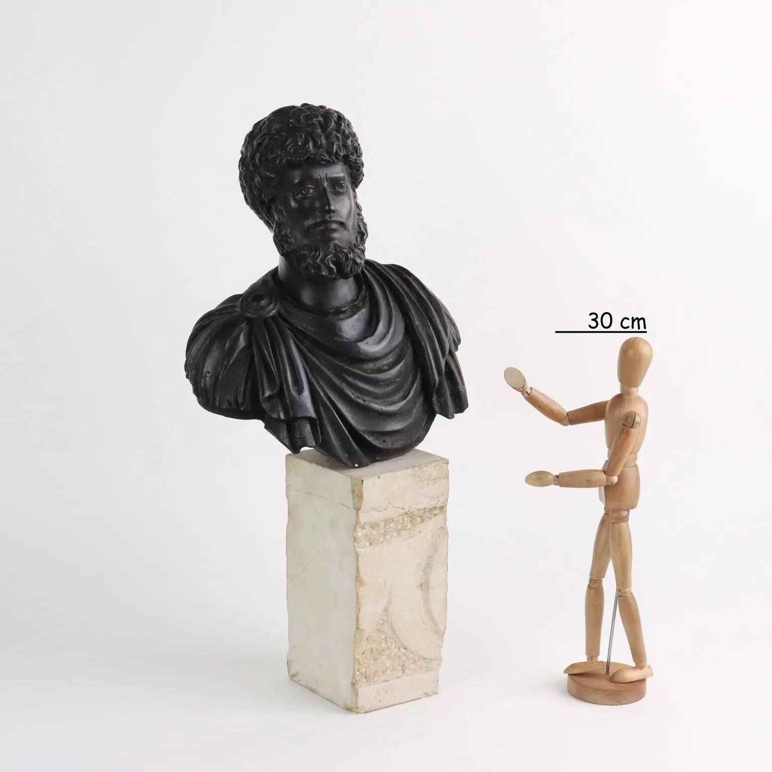Ancient bronze sculpture of Marcus Aurelius, Chiurazzi Foundry Naples 1900s
