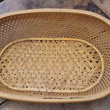 70s Asian wicker basket