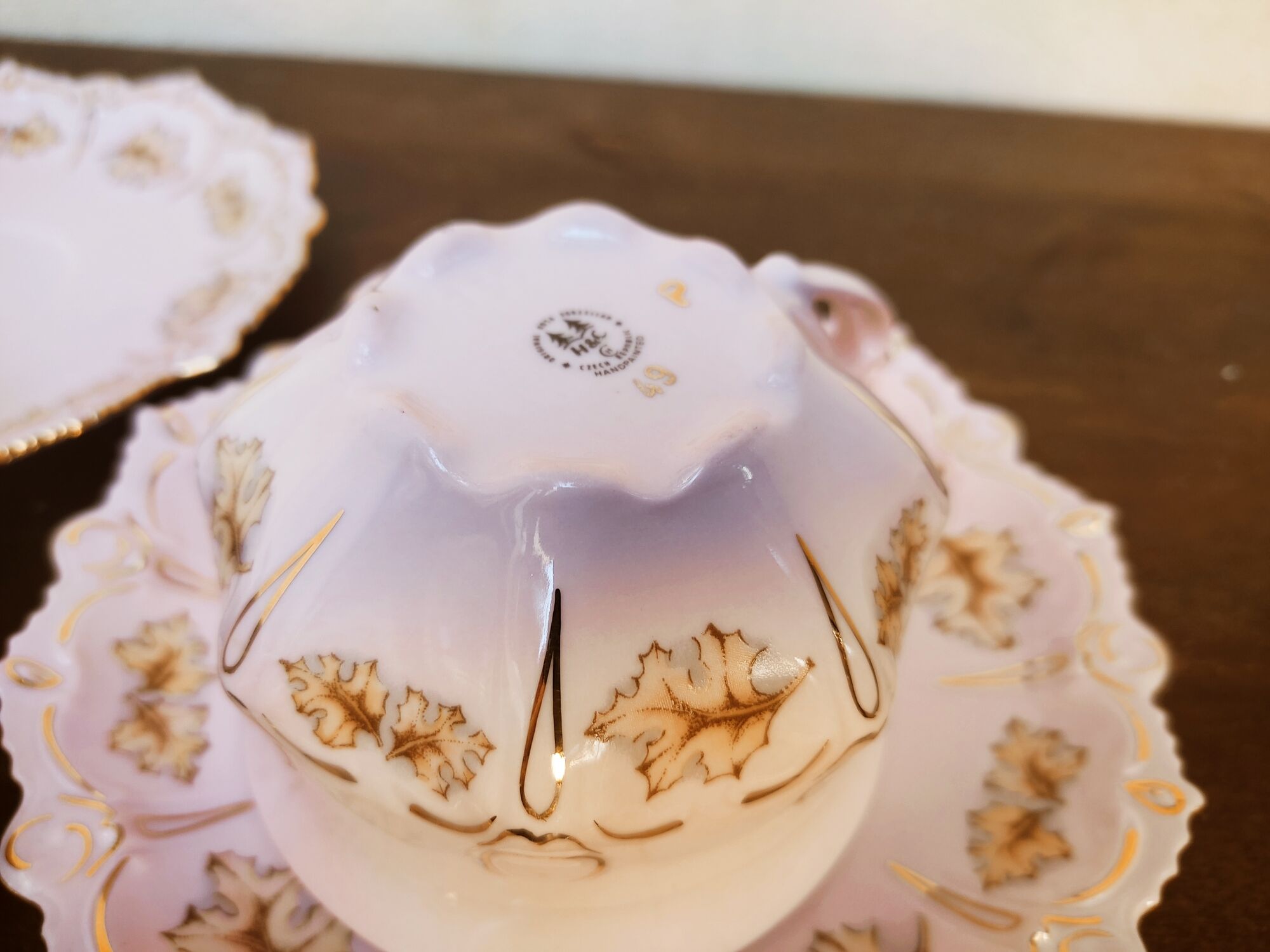 Duo de tasses H & C en porcelaine tchèque