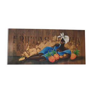 Peinture à l'huile sur - exotique