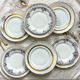 12 Mismatched porcelain plates