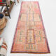 3x9 Vintage Geometric Runner Rug, 89x283Cm