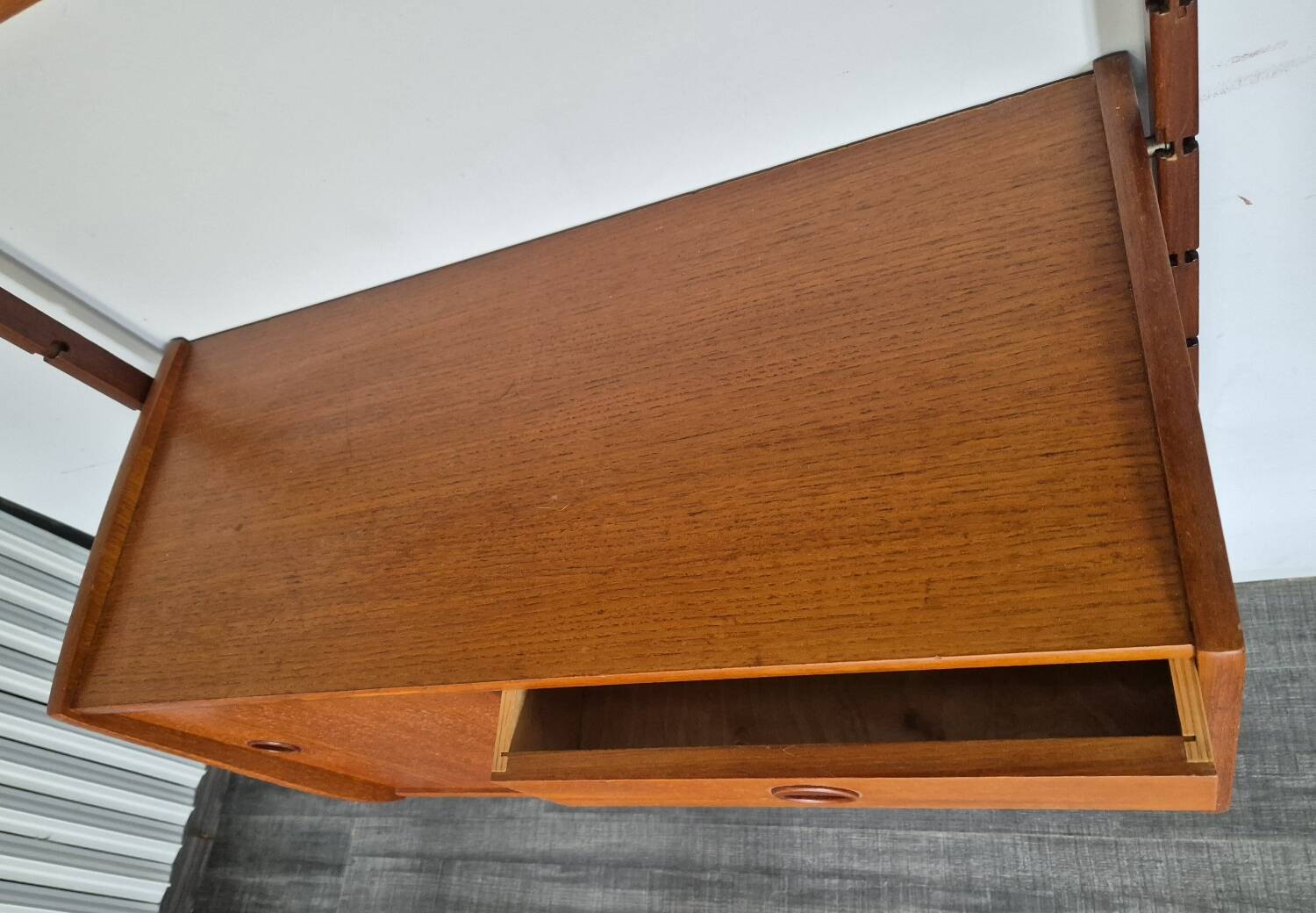 Ergo wall-mounted shelving unit by Blindheim 1960s