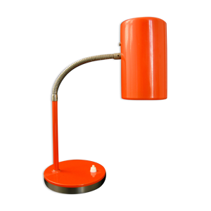 lampe vintage 1970 métal - orange
