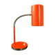 Lampe vintage 1970 métal laqué orange