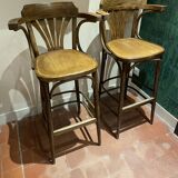 Pair of bistro bar chairs