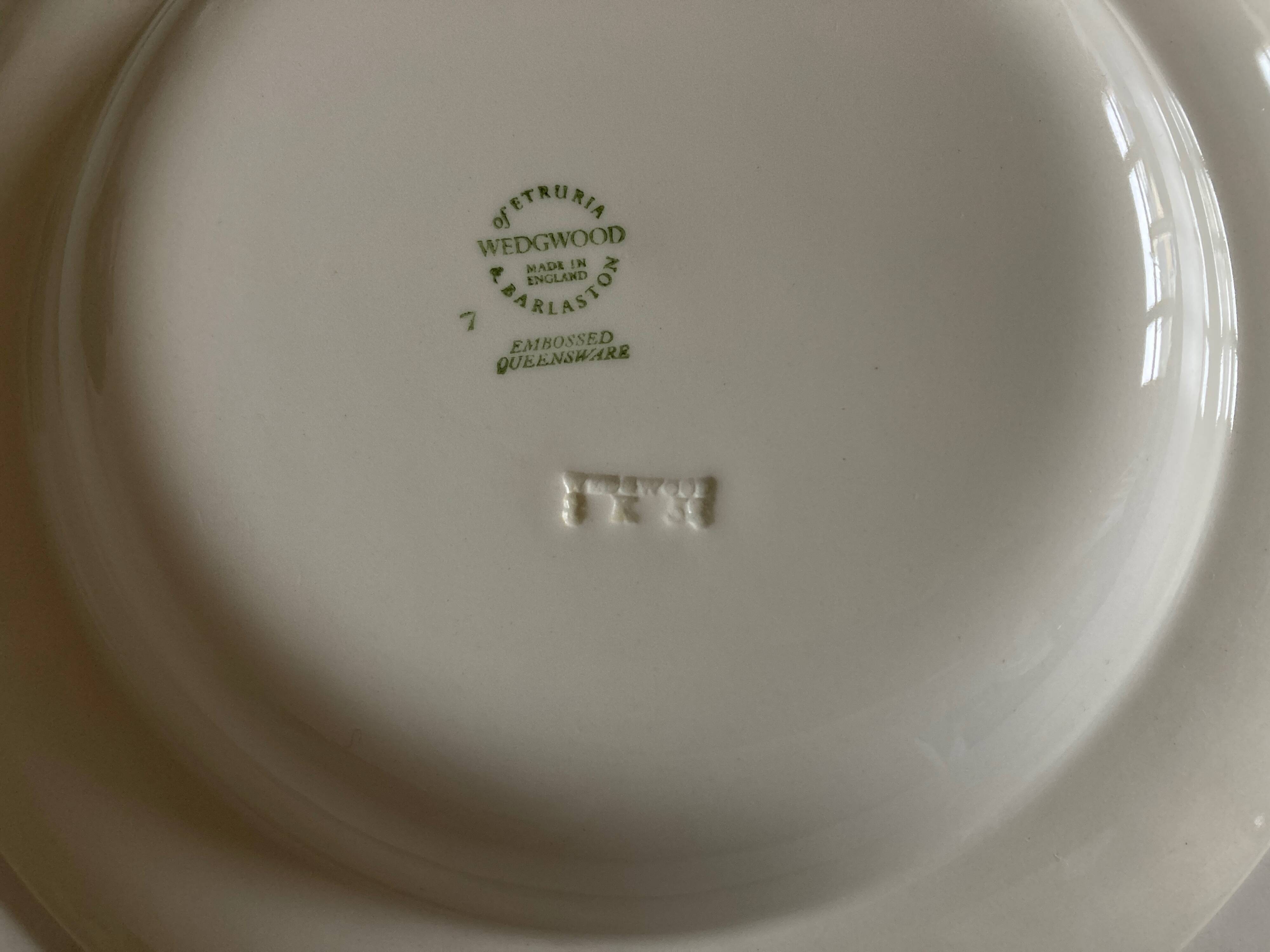 Neo classic Wedgwood plate fine earthenware Etruria Barlaston 19th