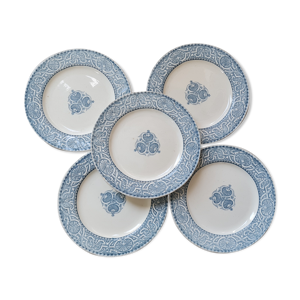 5 assiettes terre de - fer
