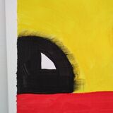 Signed abstract painting