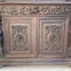 19th Century Oak Renaissance Library Buffet