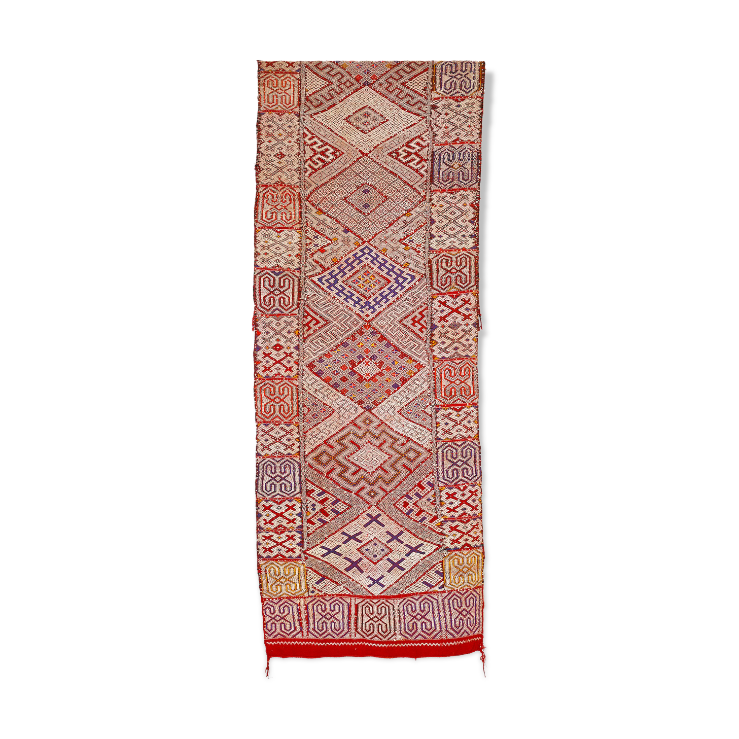 Vintage Berber Kilim 400 x 105 cm