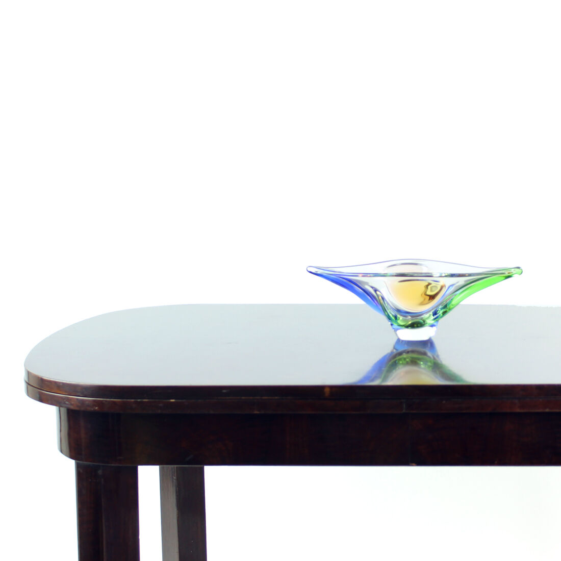 Art Deco Extendable Dining Table, Czechoslovakia 1940s