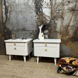 Pair of bedside feet compass