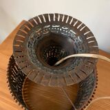 Openwork metal lamp