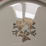 5 dessert plates in Gien porcelain France