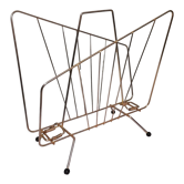 Porte revue vintage en laiton doré.