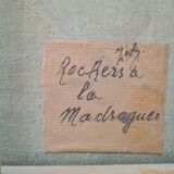 Les Calanques - Rochers à la Madrague (Marseille) - Oil on canvas signed