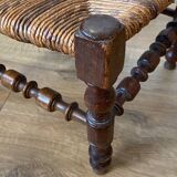 Fireplace armchair or children's straw corner