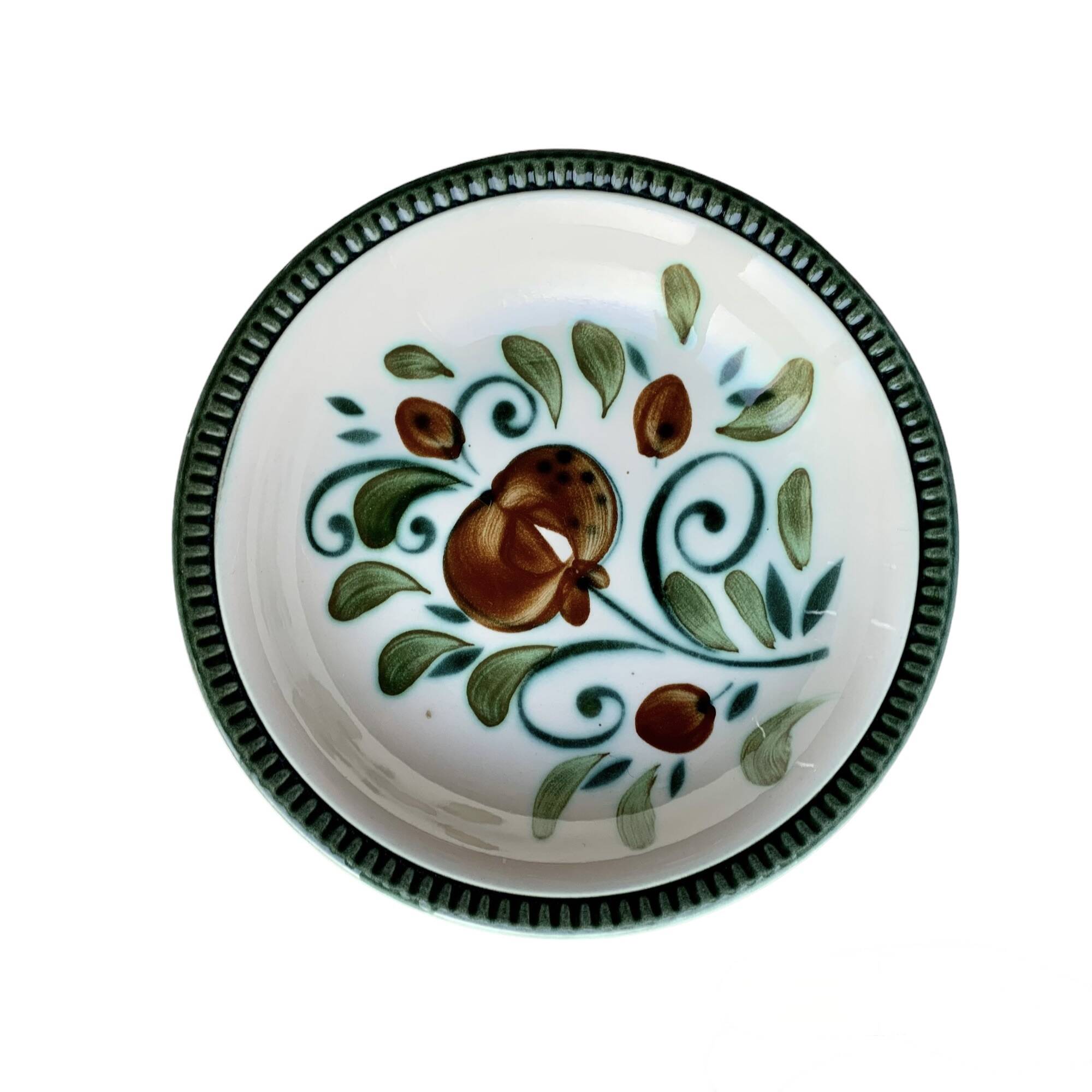 Set of 12 boch la louvière soup plates - argenteuil series