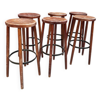 Set of 6 bar stools