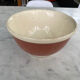 Sarreguemines earthenware salad bowl