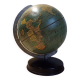 Taride terrestrial globe 1950 in lithographed sheet metal