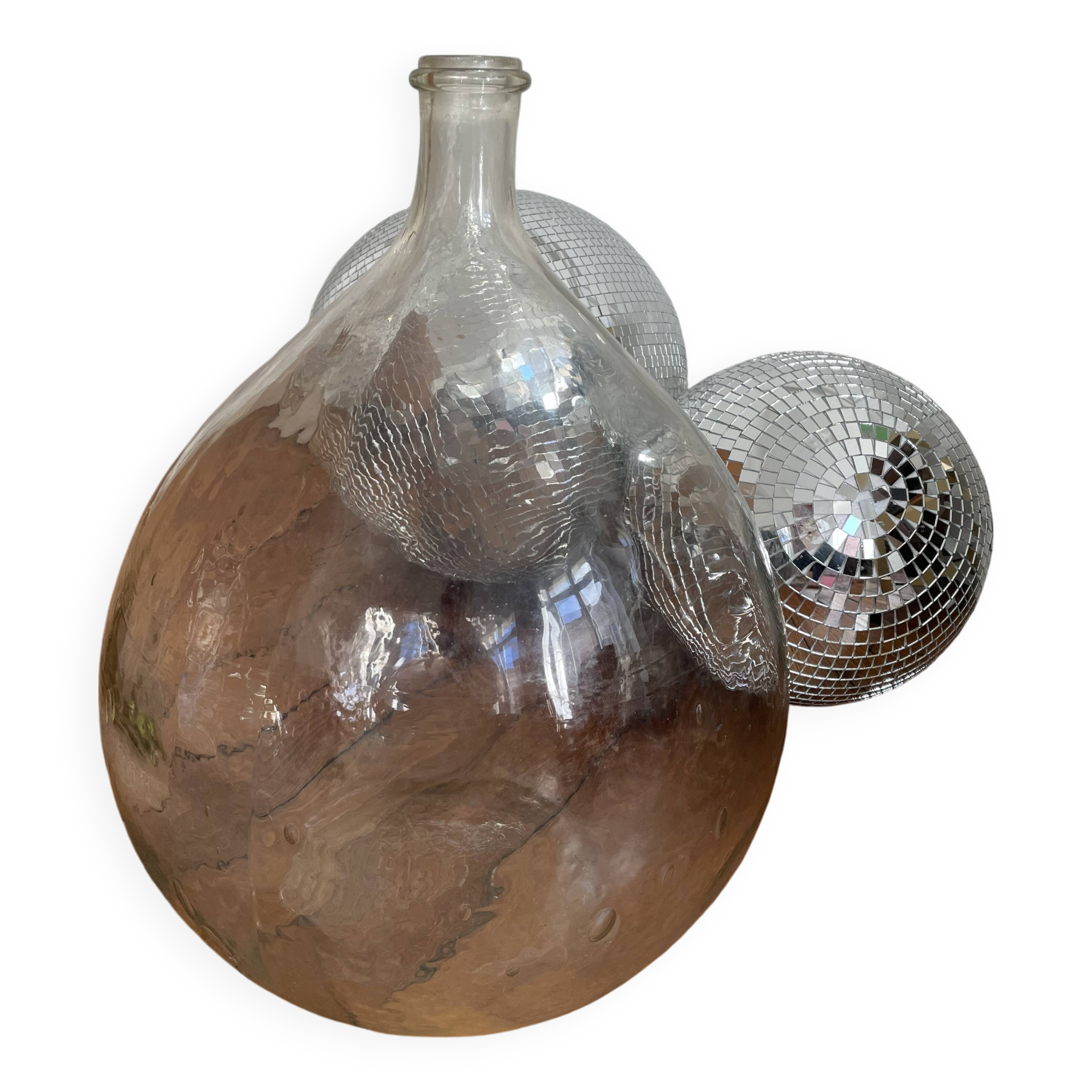 XXL transparent demijohn 31L