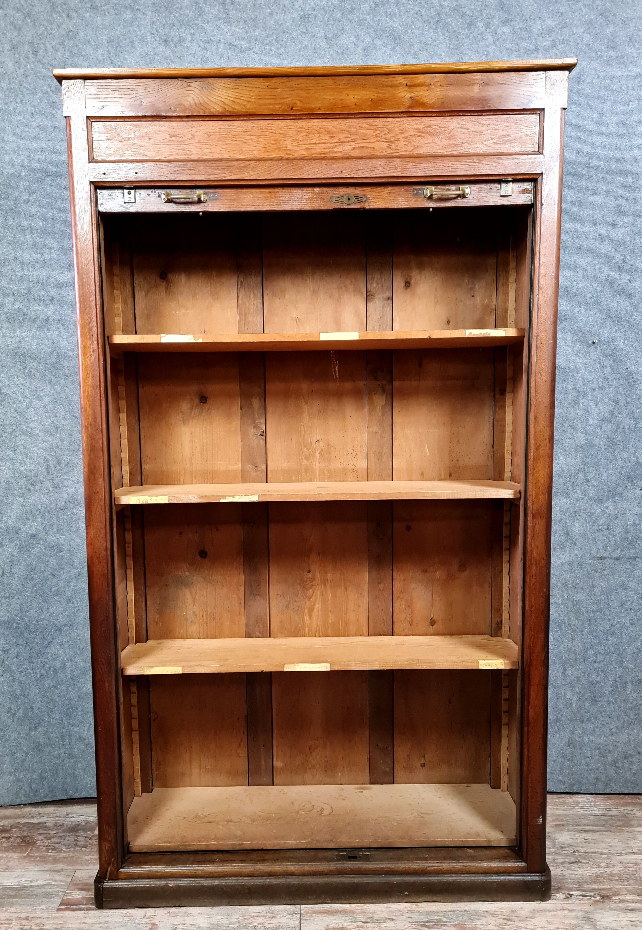 Oak curtain binder circa 1900