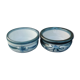 2 beurriers de table en faïence de Quimper Keraluc diam 8 cm