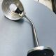 White iron table lamp