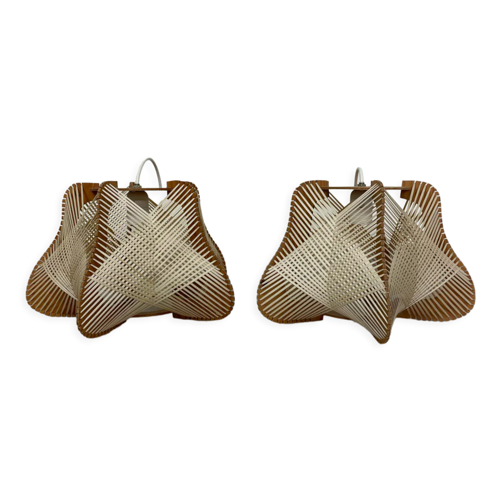 Pair of Scandinavian pendant lamps