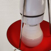 One of the old Flowerpot vp1 in enamel, designed by Verner Panton.