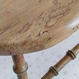 Vintage doll chair, in wood, and Liberty cushion