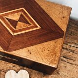 Marquetry jewelry box