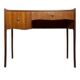 Bureau vintage 1960s avec 2 tiroirs – design ondulé élégant
